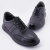 Pure Leather Men's Sports Shoes Lace-Up Comfortable Sneaker - 56.064.17