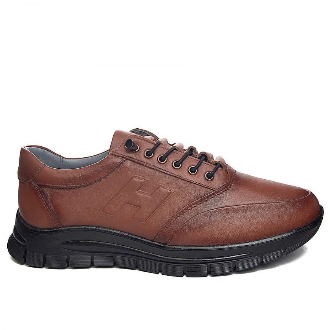 Leather Men's Casual Shoes Skin Comfortable Sole - F006