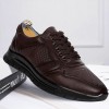 Leather Men's Casual Shoes Skin Comfortable Sole - F007